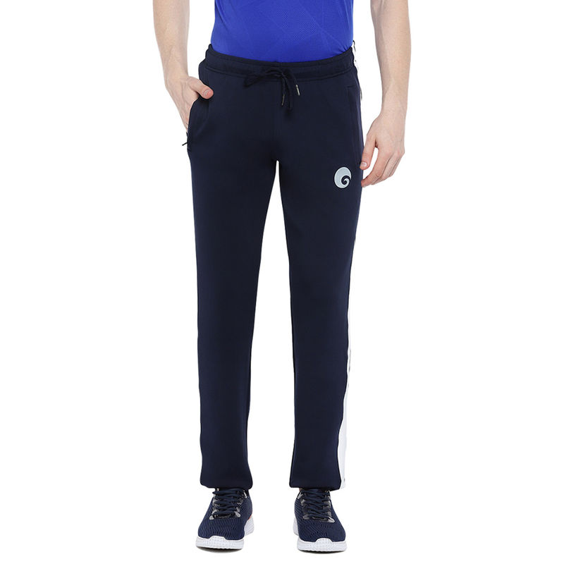 Omtex Lycra Bottom 02 Regular Slim Fit For Men Navy Blue (2XL)